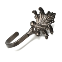 Крючок для штор KS010, однорожковый, цвет бронза Крючок для штор KS010, однорожковый, цвет бронза