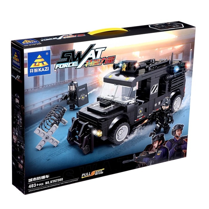 Конструктор Спецназ &laquo;Броневик&raquo;, инерция, 403 детали