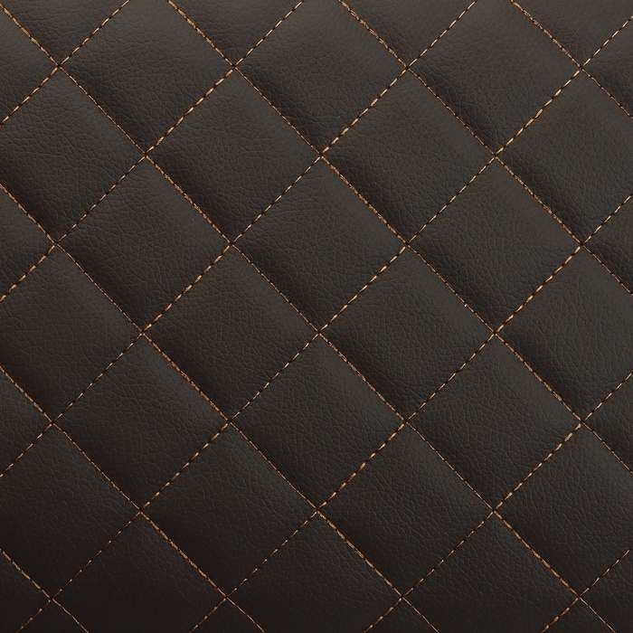 Органайзер кофр в багажник автомобиля Cartage саквояж, экокожа стеганая, 30 см, коричневый