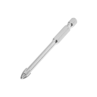 Сверло по керамике твердосплавное ТУНДРА, крестовый наконечник, шестигр. хвостовик, 6 мм Сверло по керамике твердосплавное ТУНДРА, крестовый наконечник, шестигр. хвостовик, 6 мм