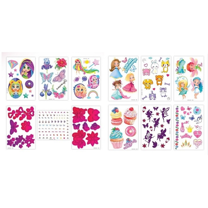 Набор тату &laquo;Феи&raquo;, с наклейками на ногти