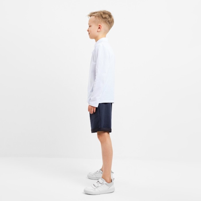 Джемпер (поло) детский MINAKU цвет белый, рост 140