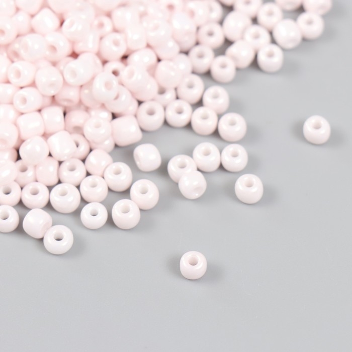 Бисер стекло 6/0 Бисер стекло 6/0 "Облако" перламутр 450 гр