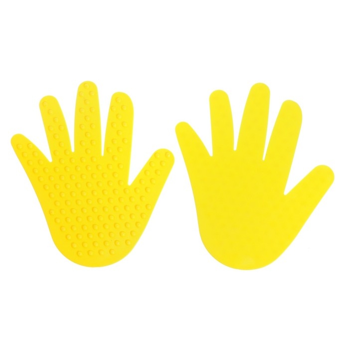 Развивающий набор &laquo;Ладошки и бомбошки&raquo;, 2 массажные ладошки