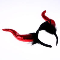 Карнавальный ободок «Дьявол», цвет красный Карнавальный ободок «Дьявол», цвет красный