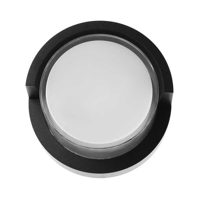 Светильник фасадный &laquo;Сити&raquo;, FSD-047, 10 Вт, 4000К, круг, IP65, 220 В, пластик, черный