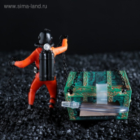 Распылитель подвижный "Аквалангист и сундук сокровищ" Распылитель подвижный "Аквалангист и сундук сокровищ"