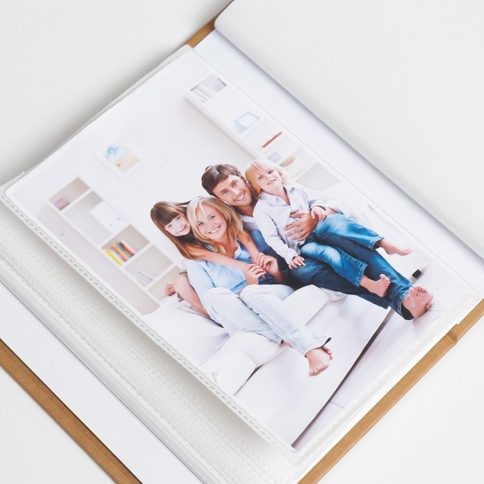 Фотоальбом 100 фото 10х15 см Фотоальбом 100 фото 10х15 см "Радужный рисунок" МИКС 23,5х17х5 см