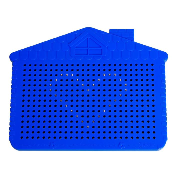 Планшет обучающий &laquo;Магнитное рисование&raquo;, цвет синий, 375 отверстий