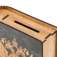 Копилка-шкатулка "Царская копилка" 14х12х5 см