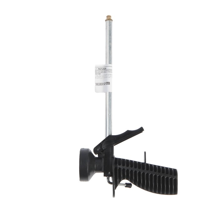 Пистолет для монтажной пены ЛОМ, пластиковый корпус, алюминиевая трубка