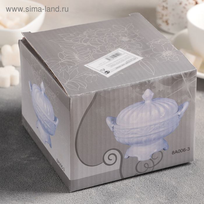 Конфетница керамическая «Винтаж», 300 мл, цвет белый Конфетница керамическая «Винтаж», 300 мл, цвет белый