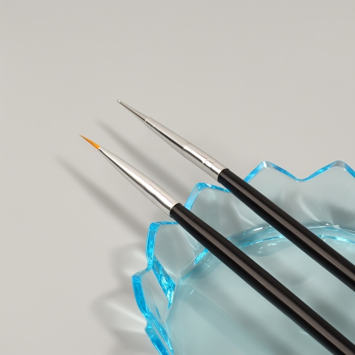 Подставка для кистей &laquo;Чаша&raquo;, d=8.8&times;2 см, голубая