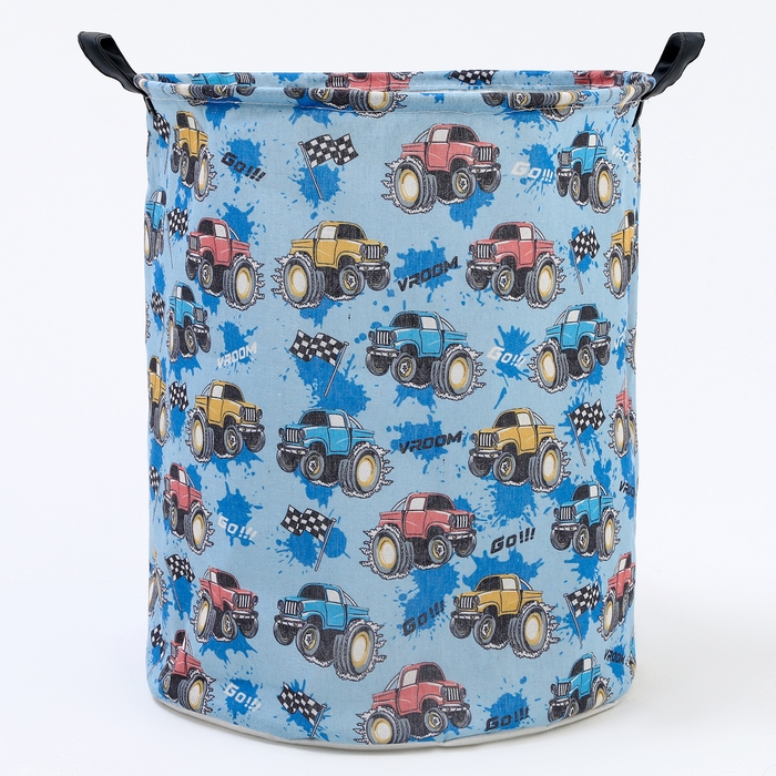 Корзина для игрушек &laquo;Машинки&raquo; 48 &times; 40 &times; 40 см
