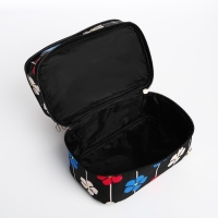 Косметичка, 2 отдела на молниях, цвет чёрный Косметичка, 2 отдела на молниях, цвет чёрный