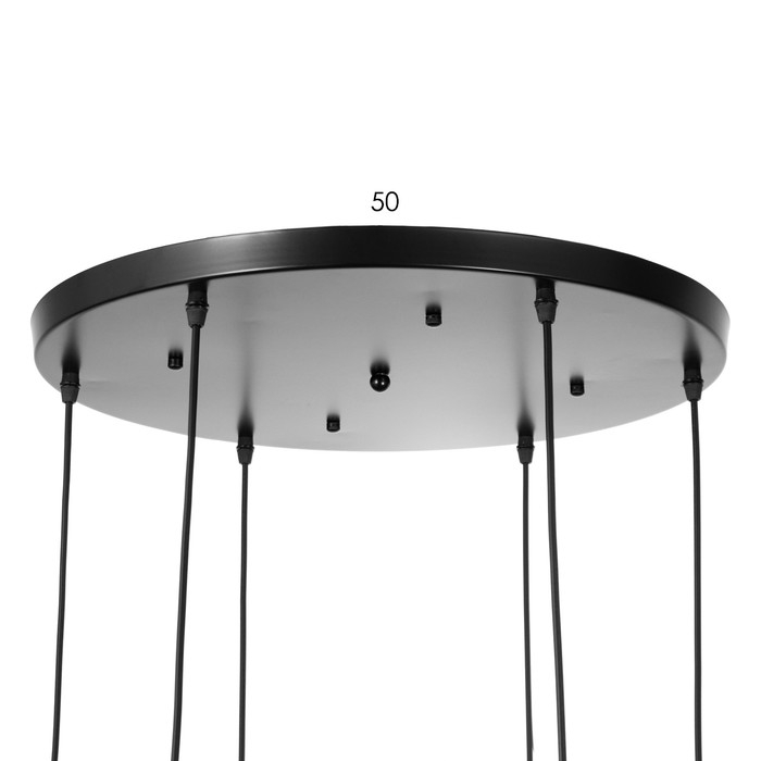 Светильник-каскад Светильник-каскад "Ортико" 6хЕ27 40Вт черный 45х45х230 см