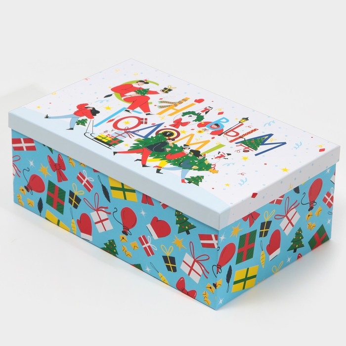 Набор подарочных коробок 5 в 1 &laquo;Волшебных моментов&raquo;, 32,5 х 20 х 12,5 - 22 х 14 х 8,5 см, Новый год