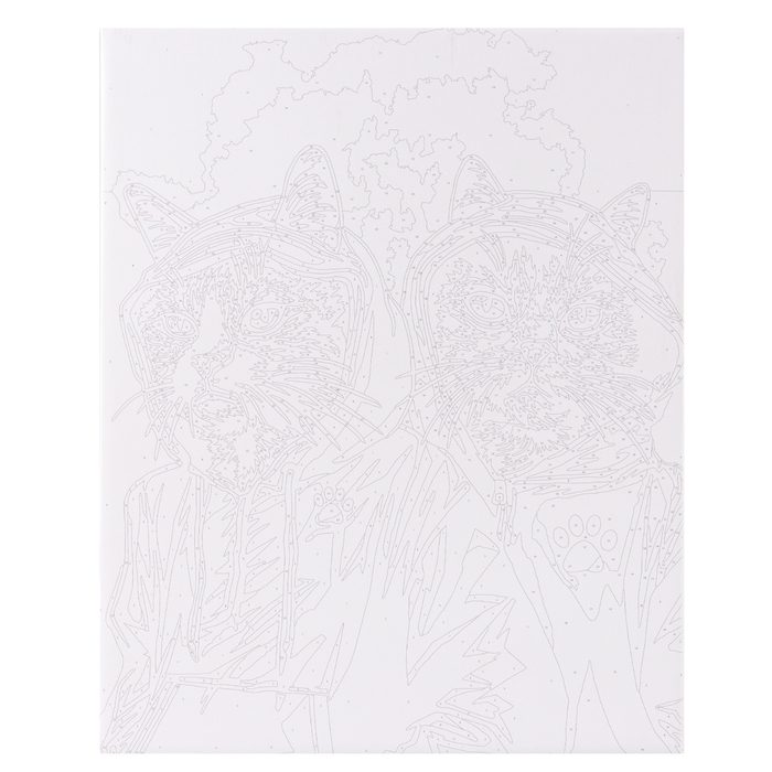 Картина по номерам на холсте с подрамником &laquo;Коты в костюмах&raquo;, 40 х 50 см