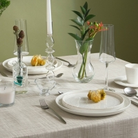 Скатерть Доляна "Душевная кухня" 110х146 см, 50% хлопок, 50% п/э, рогожка 158 г/м2 Скатерть Доляна "Душевная кухня" 110х146 см, 50% хлопок, 50% п/э, рогожка 158 г/м2