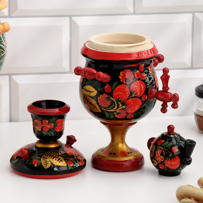 Сувенир &laquo;Самовар&raquo;, хохлома