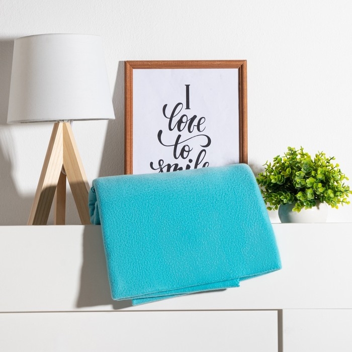 Плед Плед "Экономь и Я" Голубой 150*130 см, пл.160 г/м2, 100% п/э