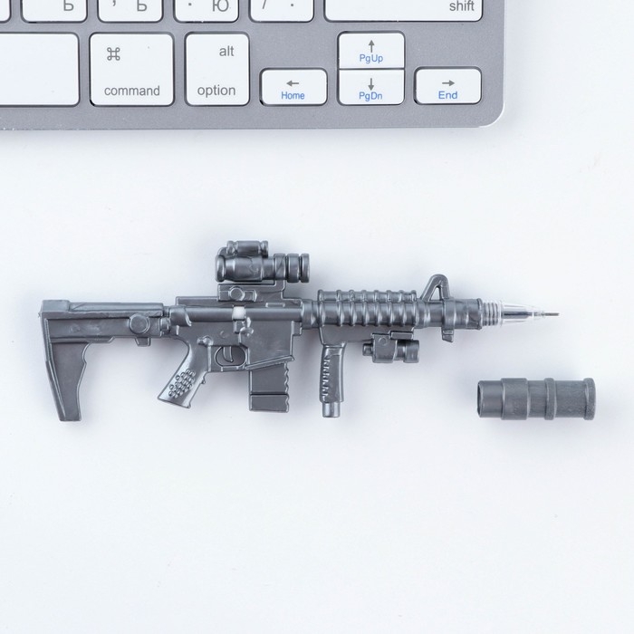 Ручка прикол шариковая синяя паста гранатомет &laquo;Вижу цель&raquo; пластик 0,5 мм