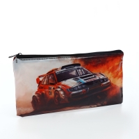 Косметичка-пенал на молнии, цвет коричневый Косметичка-пенал на молнии, цвет коричневый