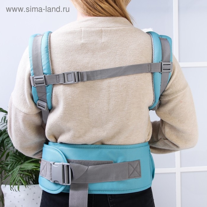 Рюкзак-кенгуру, хипсит для малыша «Абстракция», от 3 до 20 кг., цвет голубой Рюкзак-кенгуру, хипсит для малыша «Абстракция», от 3 до 20 кг., цвет голубой
