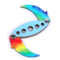 Нож с двумя лезвиями, раскладной Нож с двумя лезвиями, раскладной