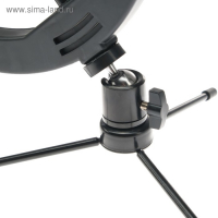 Светодиодная кольцевая лампа на штативе Luazon SNP097, 10" (26 см), 20 Вт, штатив 8-14 см Светодиодная кольцевая лампа на штативе Luazon SNP097, 10" (26 см), 20 Вт, штатив 8-14 см