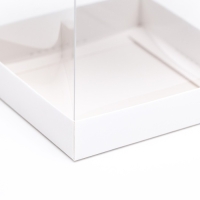 Коробка с PVC Мини 10 X 10 X 12 см "Белый"