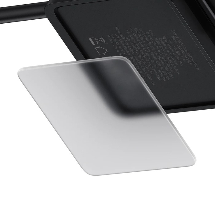 Зарядная станция Baseus PowerCombo, GAC+2U+2C 65W + Type-C-Type-C, PD, 65W, 1.5 м, чёрная Зарядная станция Baseus PowerCombo, GAC+2U+2C 65W + Type-C-Type-C, PD, 65W, 1.5 м, чёрная