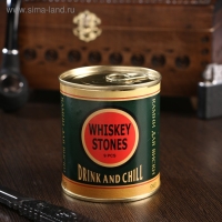 Набор камней для виски "Drink and chill", в консервной банке, 9 шт. Набор камней для виски "Drink and chill", в консервной банке, 9 шт.