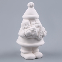 Новый год! Фигурка под роспись &laquo;Дед Мороз с подарками&raquo;, с кистью