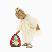 Новый год! Рюкзак детский новогодний &laquo;Змея и часы&raquo;, 23х20.5см