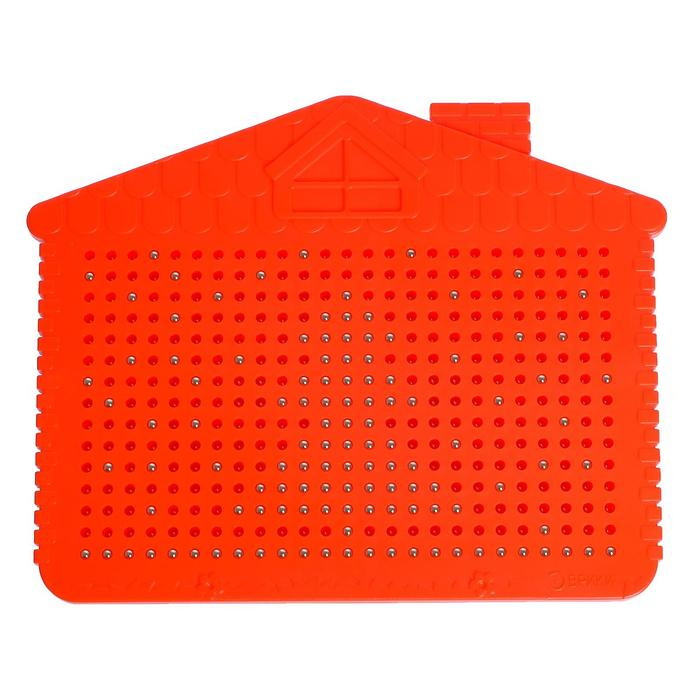 Планшет обучающий &laquo;Магнитное рисование&raquo;, новогодний, цвет красный, 375 отверстий