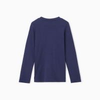 Джемпер для девочки школьный, цвет тёмно-синий, рост 128 см