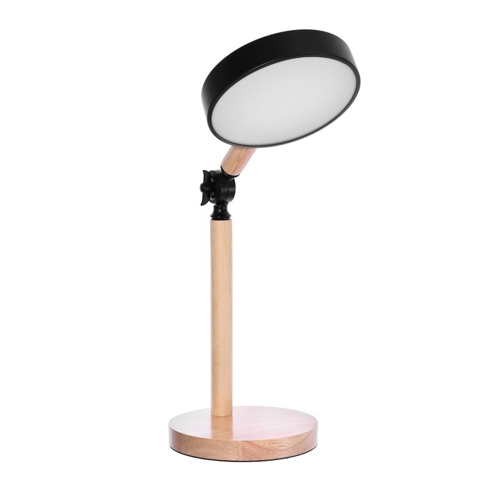 Настольная лампа Настольная лампа "Пиатти" LED 5Вт 4000К USB черный 15х25х45см RISALUX