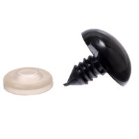 Глаза винтовые с заглушками, набор 20 шт., размер 1 шт. — 1,8 см, цвет чёрный Глаза винтовые с заглушками, набор 20 шт., размер 1 шт. — 1,8 см, цвет чёрный