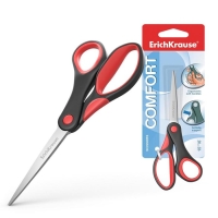 Ножницы ErichKrause Comfort, 15 см, ручки с противоскользящими резиновыми вставками, МИКС Ножницы ErichKrause Comfort, 15 см, ручки с противоскользящими резиновыми вставками, МИКС