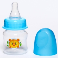 Бутылочка для кормления &laquo;Тигренок&raquo;, классическое горло, 60 мл., от 0 мес., цвет МИКС