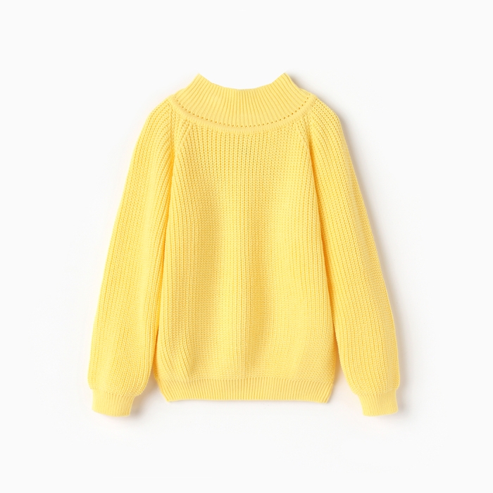 Свитер для девочки MINAKU, цвет жёлтый, рост 110 см Свитер для девочки MINAKU, цвет жёлтый, рост 110 см