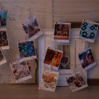 Гирлянда &laquo;Нить&raquo; 5 м с насадками &laquo;Прищепки&raquo;, IP20, прозрачная нить, 30 LED, свечение белое, 8 режимов, 220 В