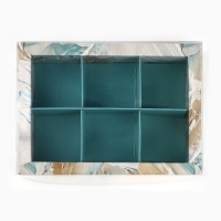 Коробка под 6 конфет с ячейками &laquo;Для тебя&raquo;, 10 х 14.5 х 3 см