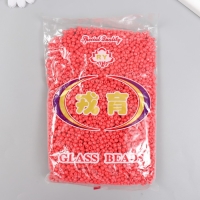 Бисер стекло 6/0 "Коралл" яркий 450 гр