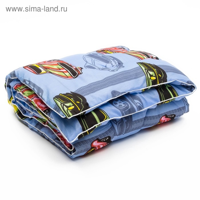 Одеяло АДЕЛЬ Стандарт Зима 105х140см, МИКС, шерстипон 600г/м, пэ100%