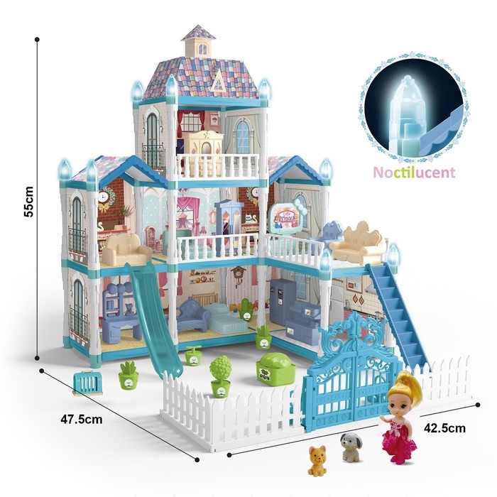 Дом для кукол &laquo;Зимний дворец&raquo; с куклой, питомцами и аксессуарами