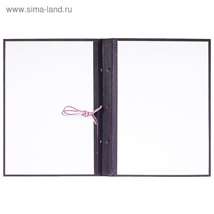 Папка Папка "Выпускная квалификационная работа" А4, бумвинил, гребешки/сутаж, (без бумаги) чёрная 10ВР001