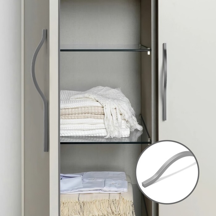 Ручка-скоба CAPPIO RSC040, м/о 256 мм, цвет графит Ручка-скоба CAPPIO RSC040, м/о 256 мм, цвет графит