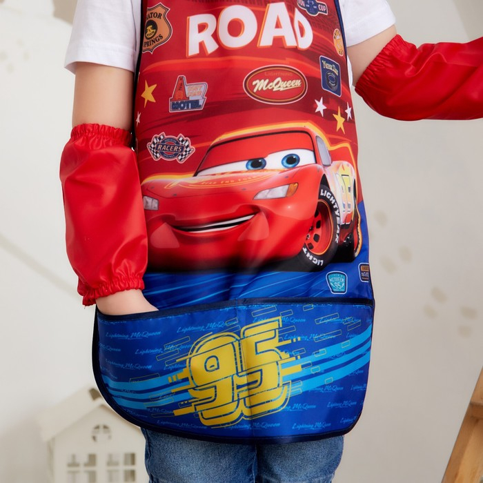 Фартук с нарукавниками детский «Тачки», 49х39 см Фартук с нарукавниками детский «Тачки», 49х39 см